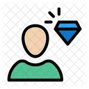 User Diamond  Icon
