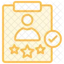 User Experience Evaluation Duotone Line Icon Icon