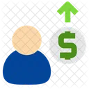 User Dollar Growth Icon