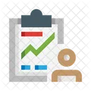 User Growth Career Growth Worker Growth Icon
