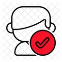 User Approve Leader Icon