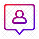User Follower Chat Icon