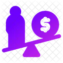 User Scale Money Icon