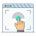 Finger Tap Hand Gesture Finger Touch Icon