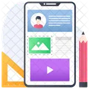 Mobile Content Mobile Design Mobile App Icon