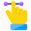 Finger Tap Hand Gesture Gesticulation Icon