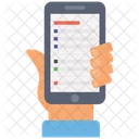 Mobile Texting Mobile Communication Texting Icon