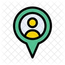 User Profile Map Icon