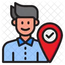 User Location Man Location Man Icon