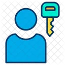 User Lock Secure Profile Secure Man Icon