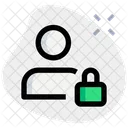 User Lock Interface Icon