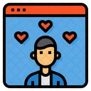Blogger Influencer Love Icon
