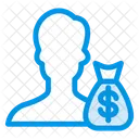 User Avatar Cash Icon