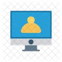 Monitor Screen Account Icon