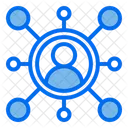 사용자 네트워크 팀 연결 아이콘
