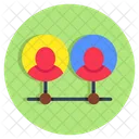 사용자 네트워크 후보자 네트워크 사람 네트워크 아이콘