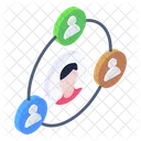 Personal Network Personal Connection Social Person Icon