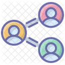 User Network Community Company Connected Icon
