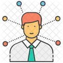 User Network User Connection Social Network Icon