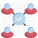 User Network User Connection Social Network Icon
