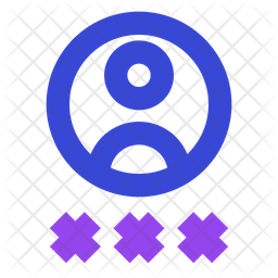 User password Icon - Download in Dualtone Style