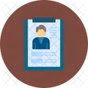 User Profile Curriculum Cv Icon