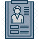 User Profile Curriculum Cv Icon