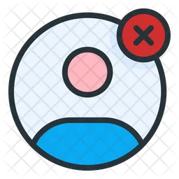 User Profile Rejected  Icon