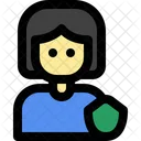 Protection Female People Icon