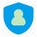 User Protection Shield Account Icon