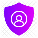 User Protection Shield Private Account Icon
