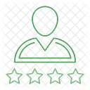 Rating Star Avatar Icon