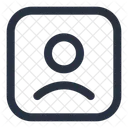 User Rectangle User Circle Profile Icon
