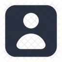 User Rectangle Profile User Icon