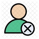 Rejected Profile User Icon