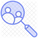 User Research Duotone Line Icon Icon