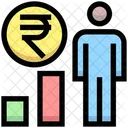 User Rupee Earnings  Icon