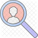 User Search Magnifier Icon