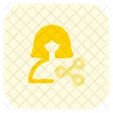 User Share Profile Share Profile Connection Icon