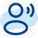 User Speak Rounded Icon