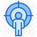 User Target Person Stand Icon