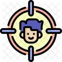 Target Audience Focus Customer Icon