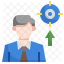 User Target Employee Target Taget Icon