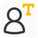User Text  Icon