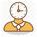 사용자 시간 사용자 기록 시계 아이콘