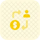 User To Money Money Transfer Currency Transfer Icon
