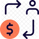User To Money Money Transfer Currency Transfer Icon