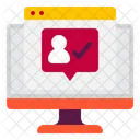 User Verification Technology Icon Icon