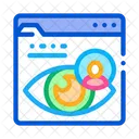 User View Eye Signature Icon