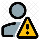 User Warning Profile Alert User Alert Icon